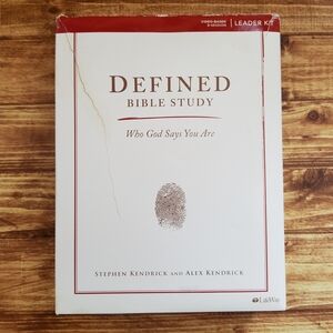 Defined DVD Leader Kit Bible Study Book Set Lifeway by Stephen Kendrick and Alex